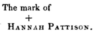 The mark of Hannah Pattison