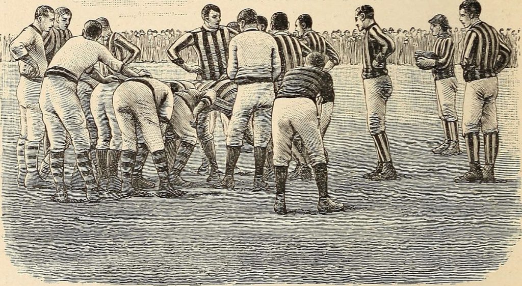 Rugby scrum